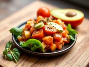 Tartare tomates et avocats