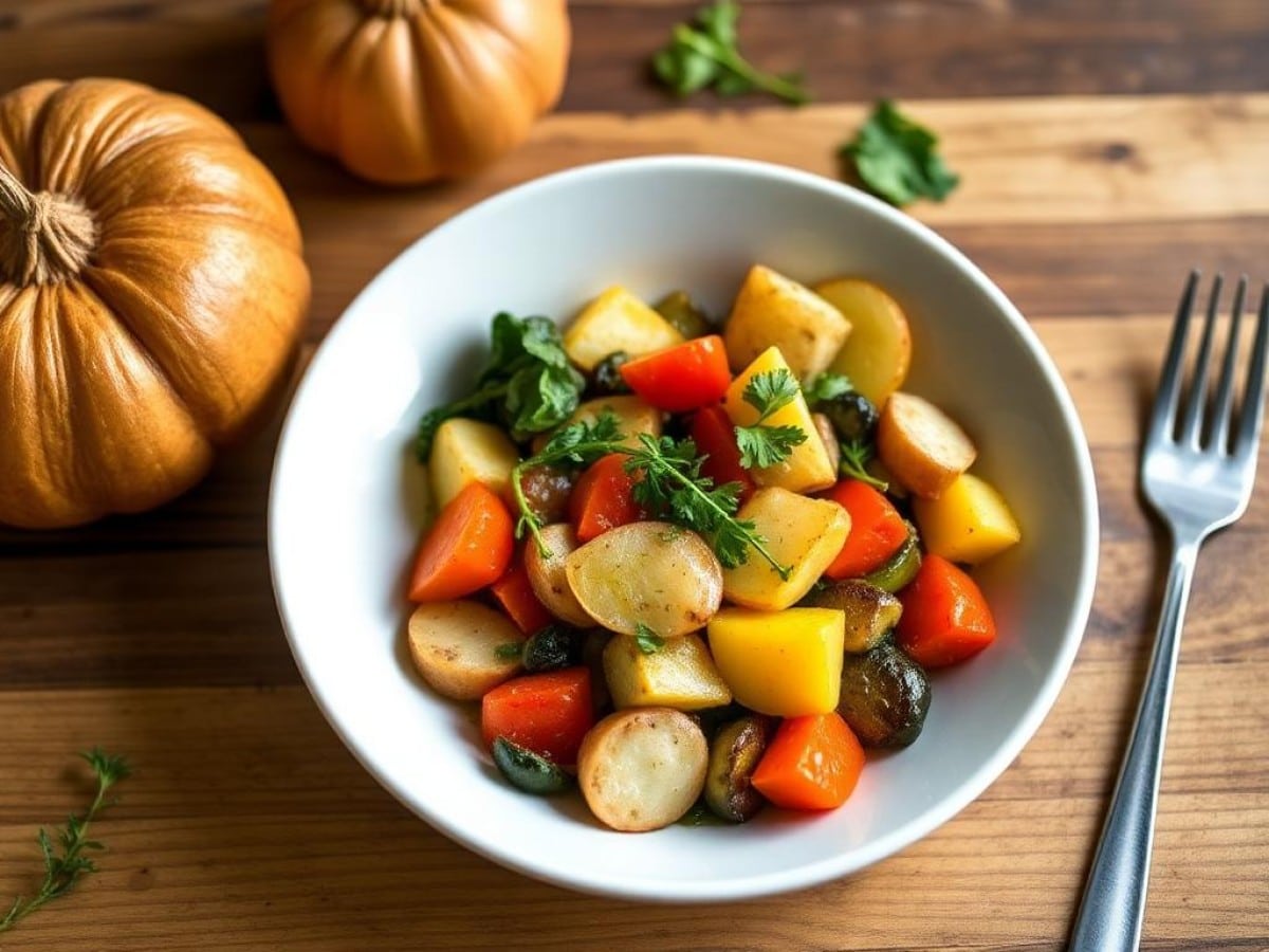 Tian de légumes et pomme de terre