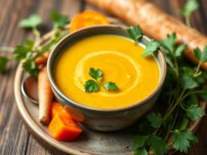 Soupe courgette pomme de terre carotte