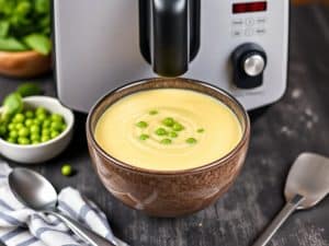 Velouté de petits pois au Thermomix