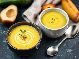 Soupe de courgette et pommes de terre au Thermomix