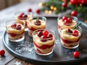 Verrines salées de Noël