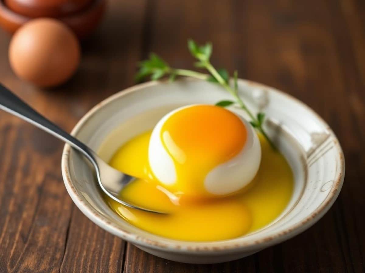 Oeuf de cane à la coque