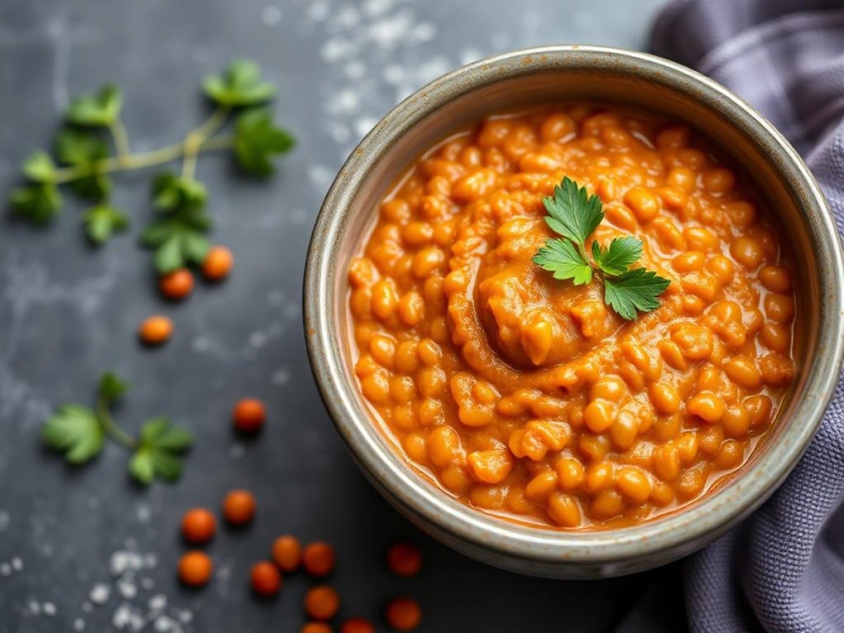 Dahl de lentilles corail au Thermomix
