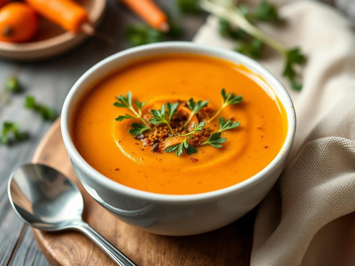 Soupe potimarron et carottes au Thermomix