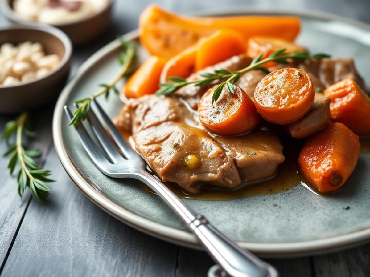 Sauté de veau aux carottes au Cookeo