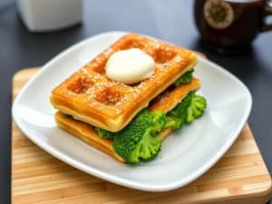 Gaufre au Brocoli