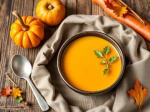 Soupe potiron carotte pomme de terre