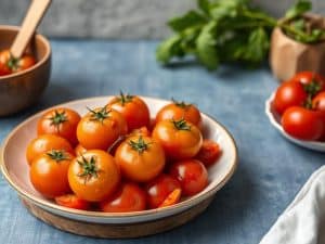 Tomates persillées au four de ma grand-mère