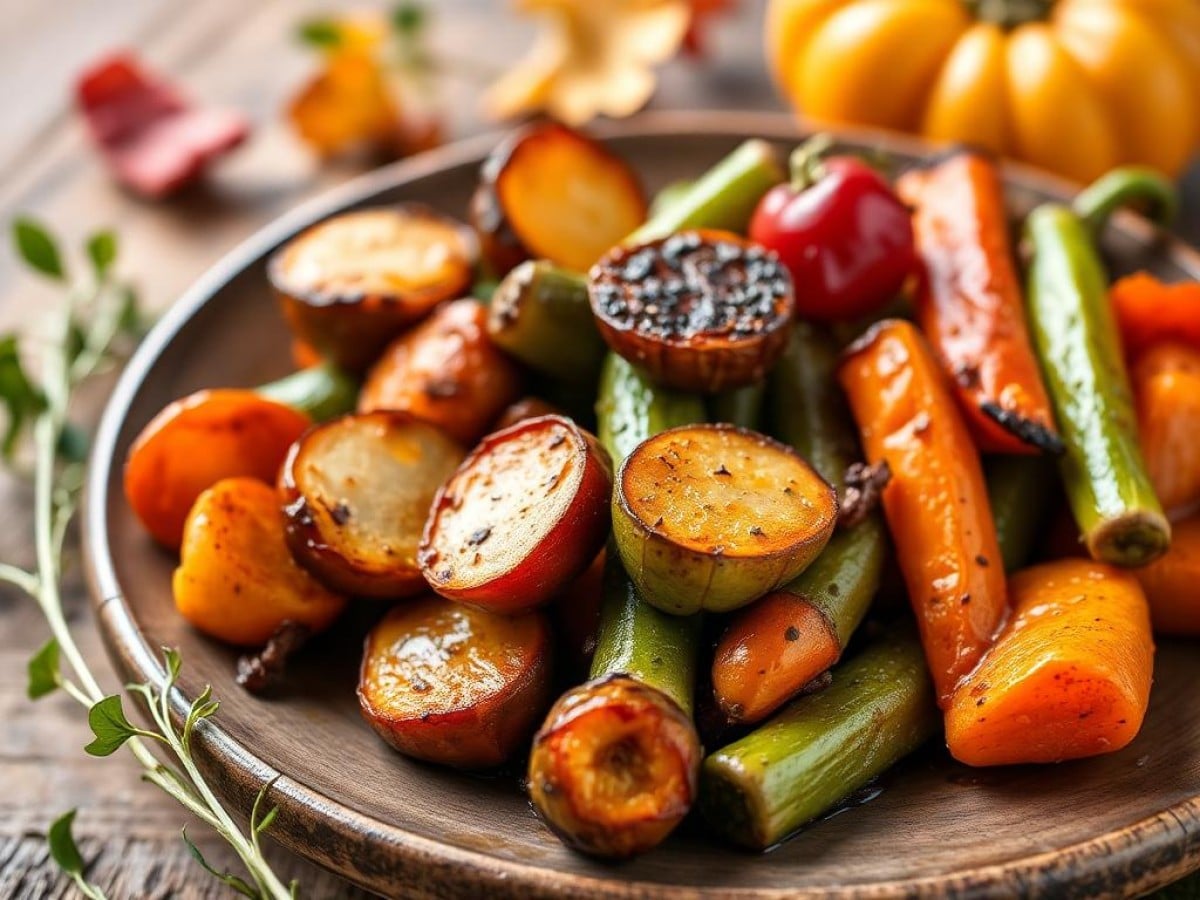 Légumes d'automne rôtis au four
