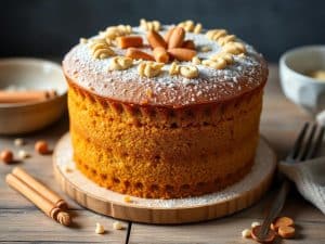 Cake carotte noix