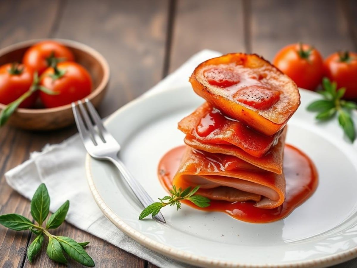 Jambon au porto et à la tomate