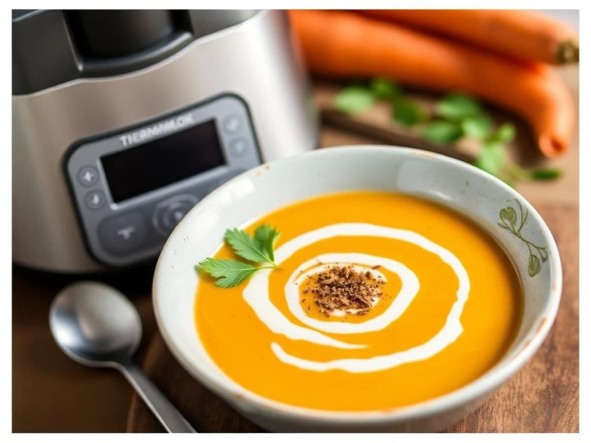 Soupe carotte coco Thermomix 