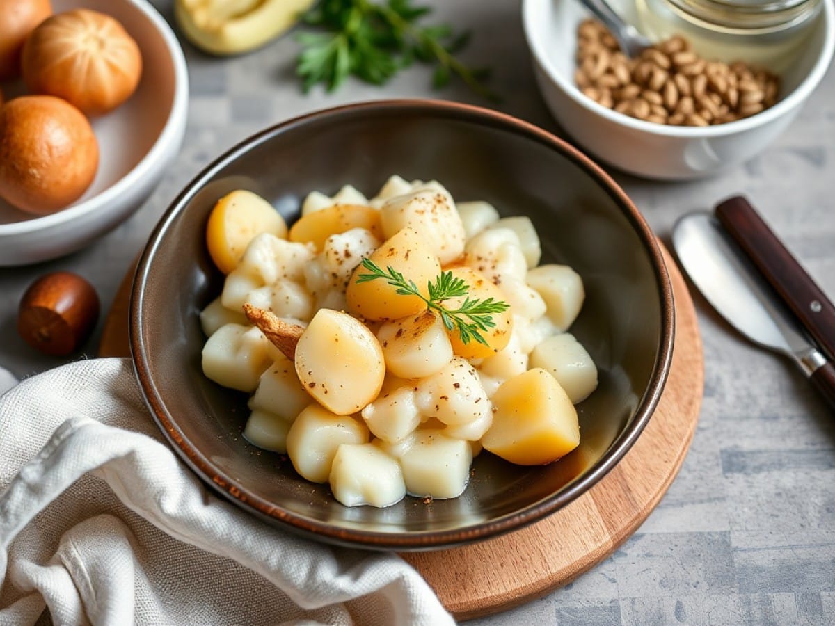 Chou blanc et pommes de terre au Cookeo