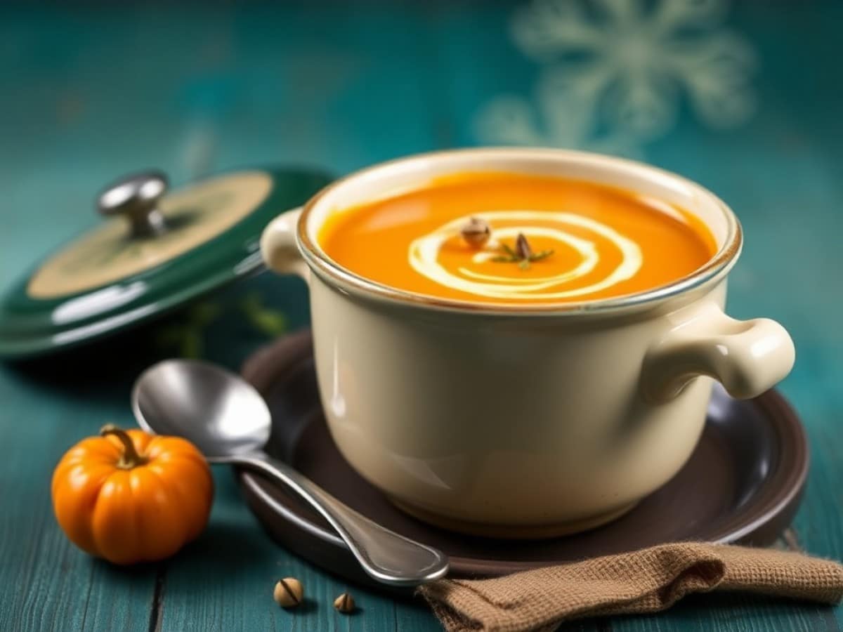 Soupe châtaigne et potimarron