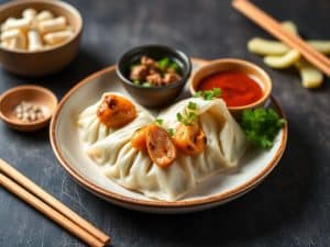 Gyozas aux crevettes