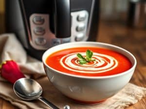 Soupe de chou rouge au Thermomix