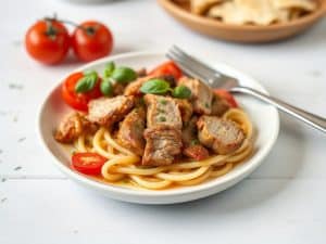 Sauté de porc à la tomate au Cookeo