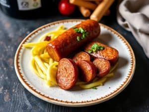 Saucisson à cuire au Cookeo