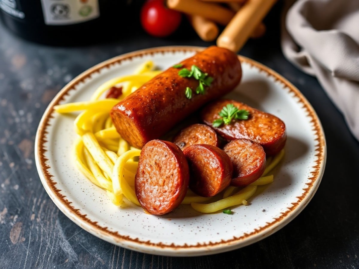 Saucisson à cuire au Cookeo