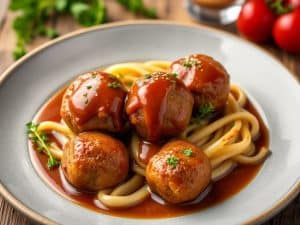 Boulettes à la liégeoise au Cookeo