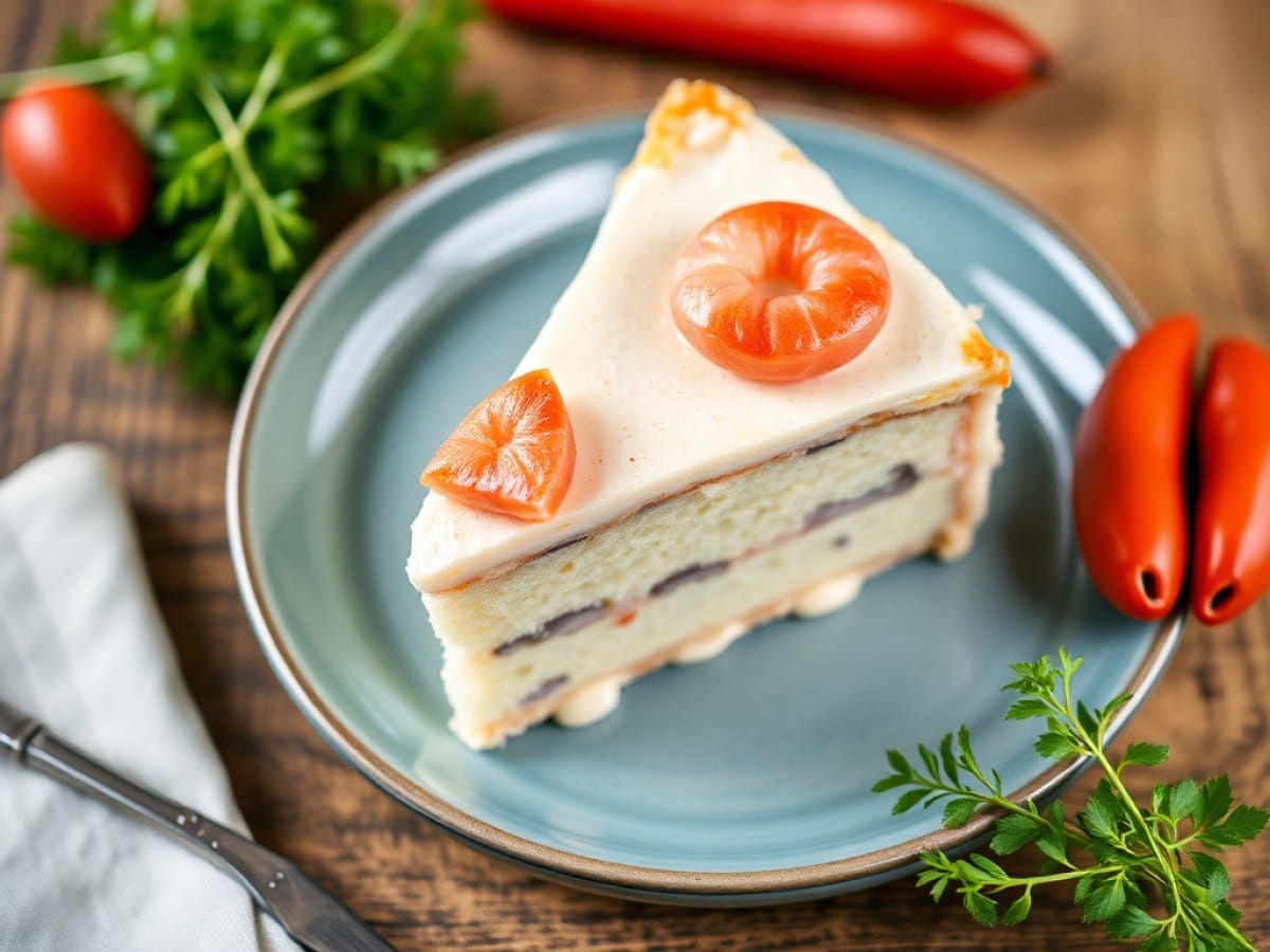 Cake au saumon et aux crevettes