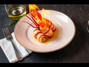 Homards flambés au whisky