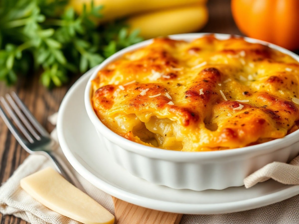 Gratin de potimarron au parmesan
