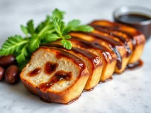 Terrine végétalienne aux marrons et tofu fumé