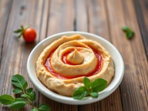 Houmous de betterave vegan