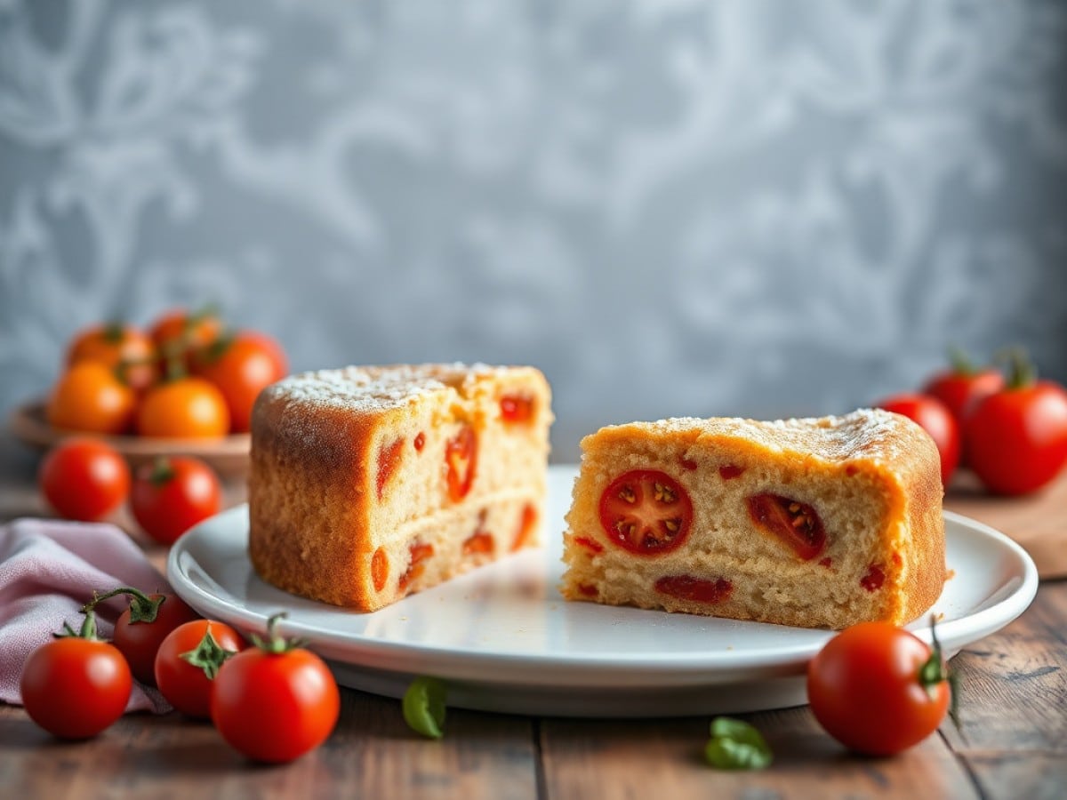 Cake salé aux tomates séchées au Thermomix