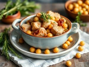 Navarin d'agneau aux haricots blancs