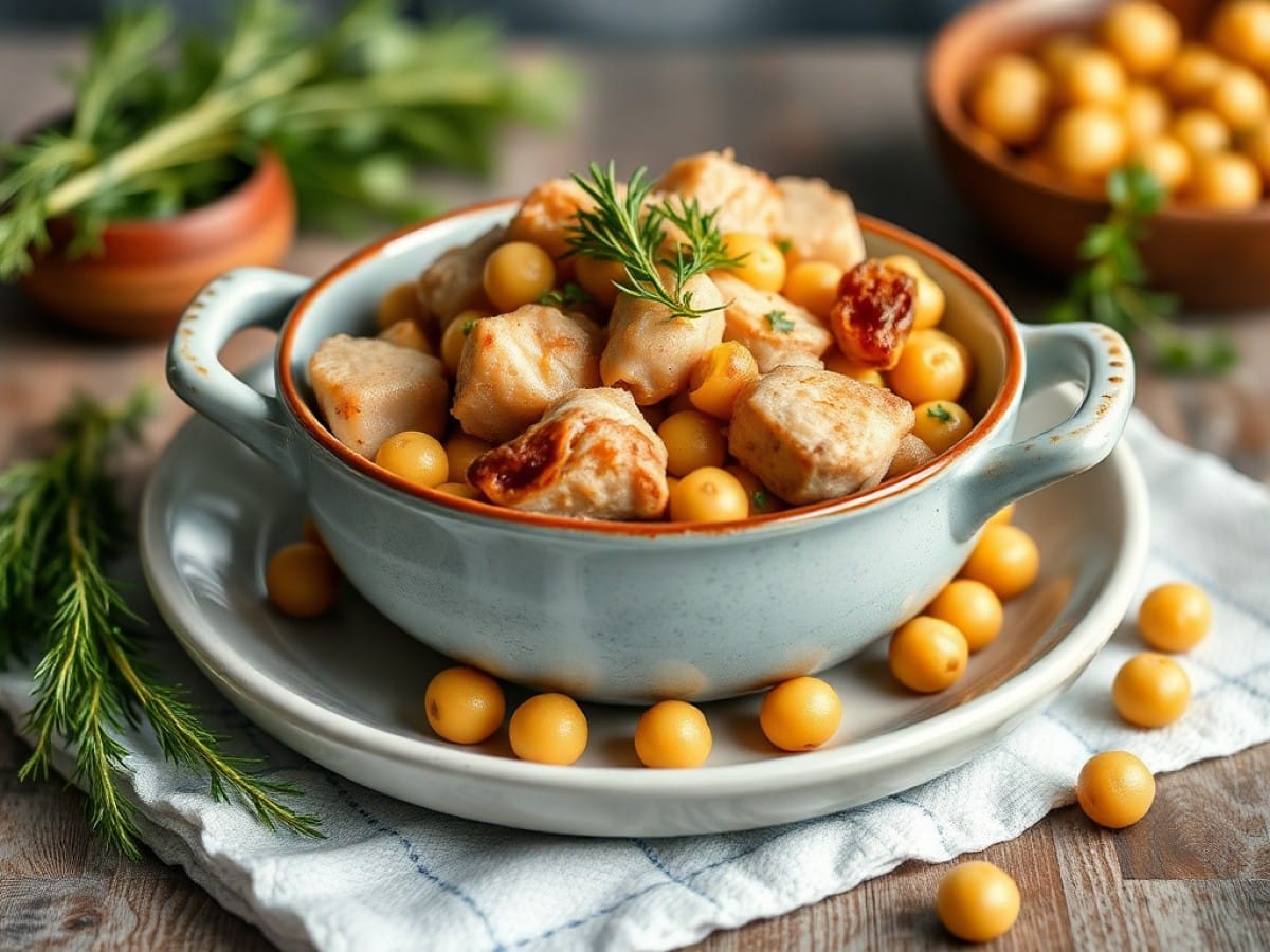 Navarin d'agneau aux haricots blancs