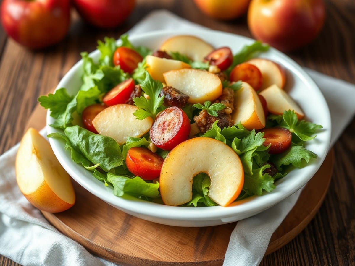 Salade au fenouil et pommes