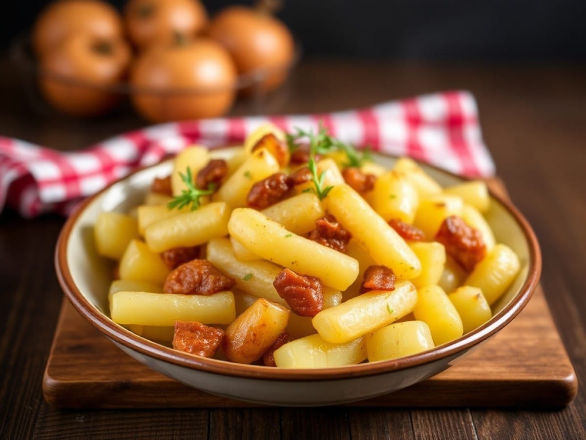 Pommes de terre et lardons au Cookeo