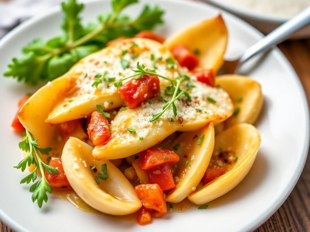 Noix de Saint-Jacques gratinées au chorizo