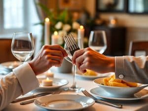 Voici pourquoi il ne faut jamais croiser ses couverts sur une table.