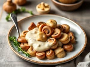 Pleurotes à la crème