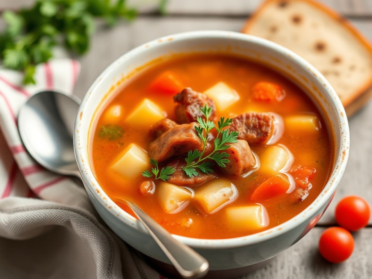 Minestrone aux lardons