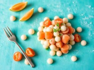 Salade de perles au saumon