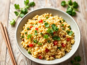 Wok végétarien quinoa