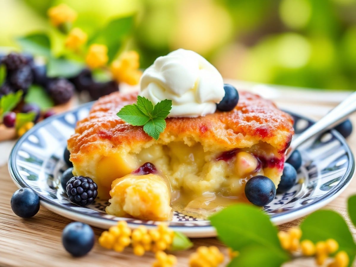 Easy Blueberry Cobbler