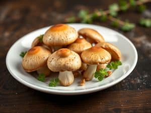 Champignons de Paris en salade