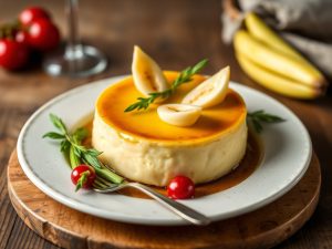 Flan d'asperges aux Saint-Jacques