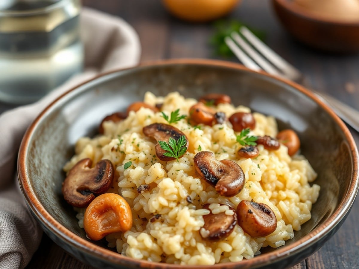 Risotto aux champignons au Companion