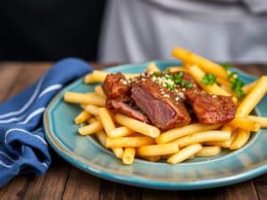 Fricassée au corned-beef