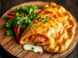 Galettes roll au saumon fumé de Cyril Lignac