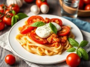 Pâtes tomate mozzarella