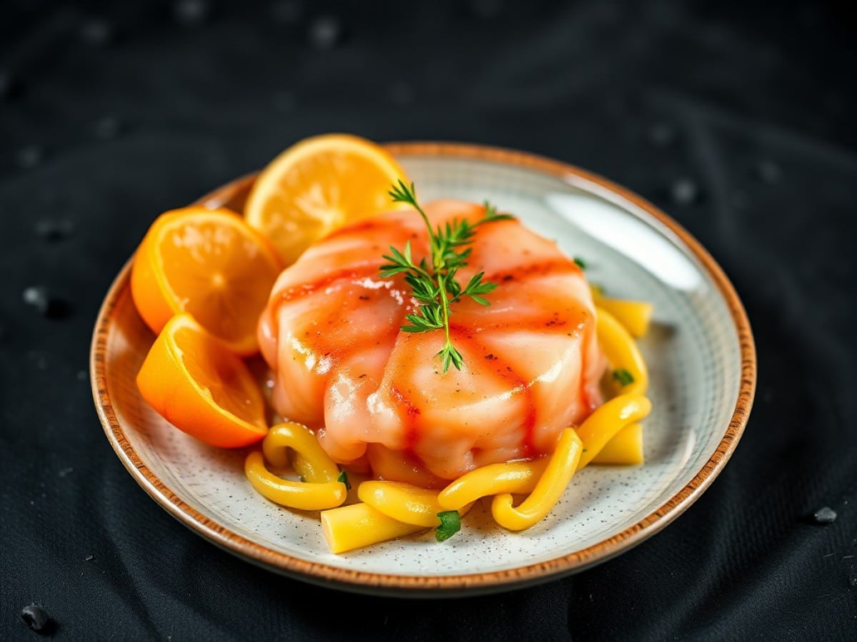 Tartare de saumon au gingembre et à la clémentine de Cyril Lignac