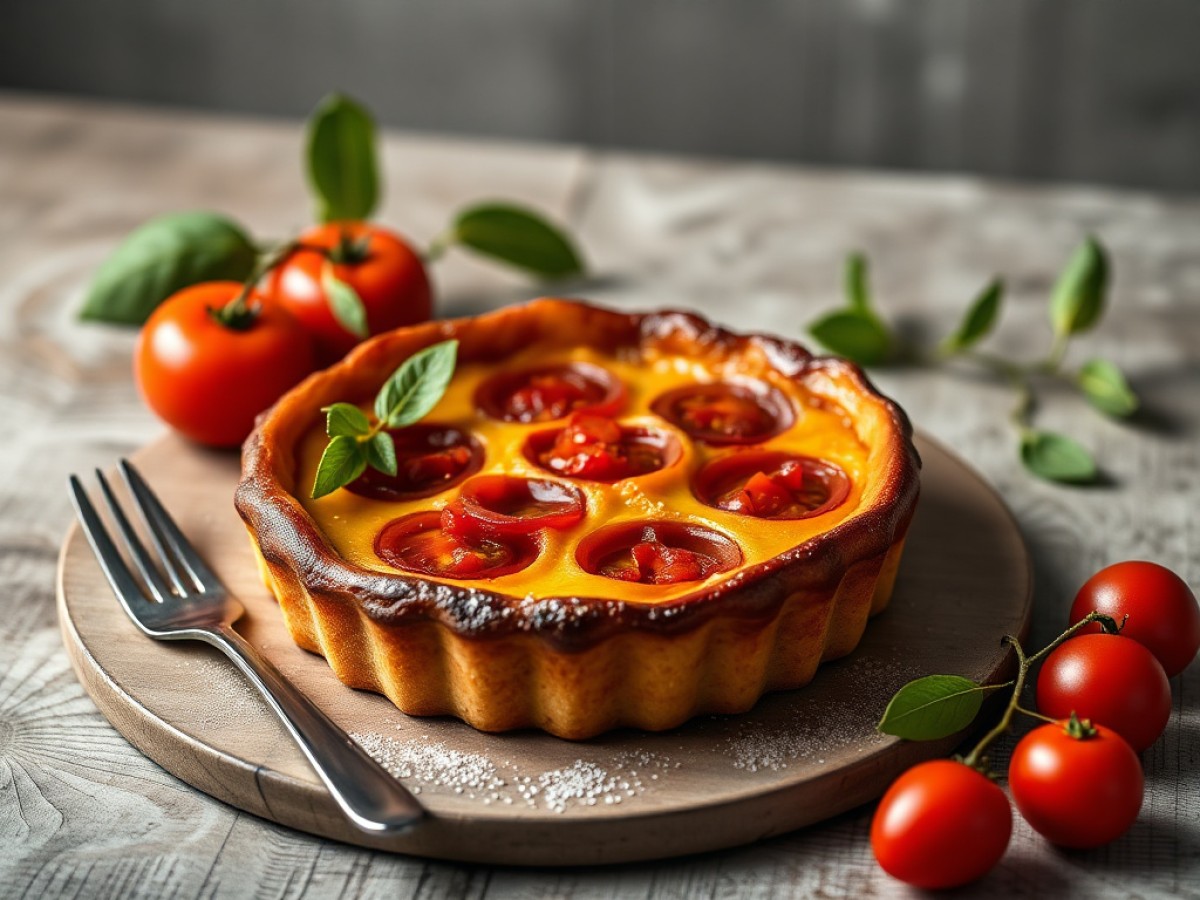 Tatin de tomates cerises